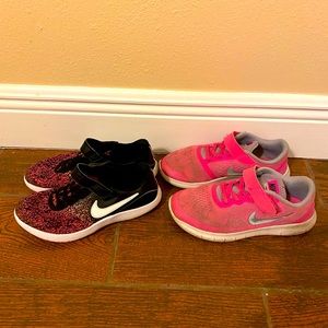 Girls size 3 Nike shoes